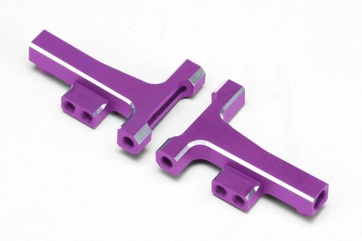 Yokomo Y2-008FTP Front Lower Short T Arm Purple (for RD/SD) - BanzaiHobby