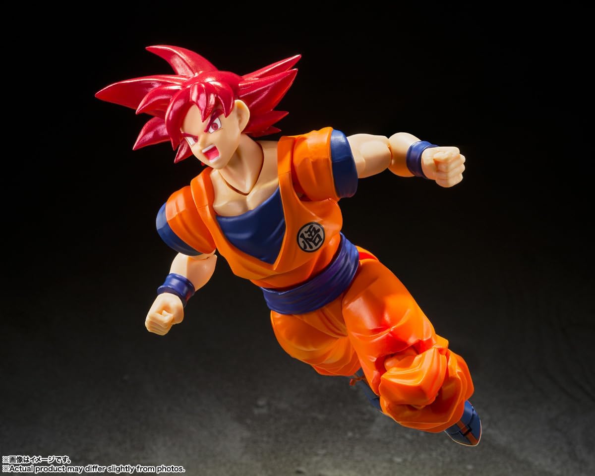 Bandai SHF Super Saiyan God Son Goku Saiyan God - BanzaiHobby