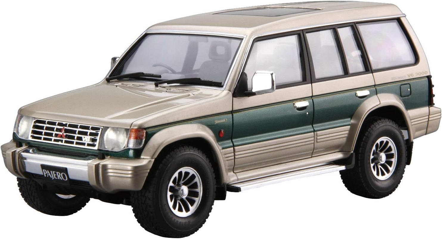 Aoshima 1/24 The Model Car No. 107 Mitsubishi V43W Pajero Super Exceed 1991 - BanzaiHobby