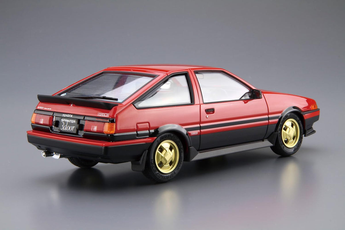 Aoshima 1/24 The Model Car No. 86 Toyota AE86 Sprinter Trueno GT-APEX 84 - Aoshima Banzai Hobby