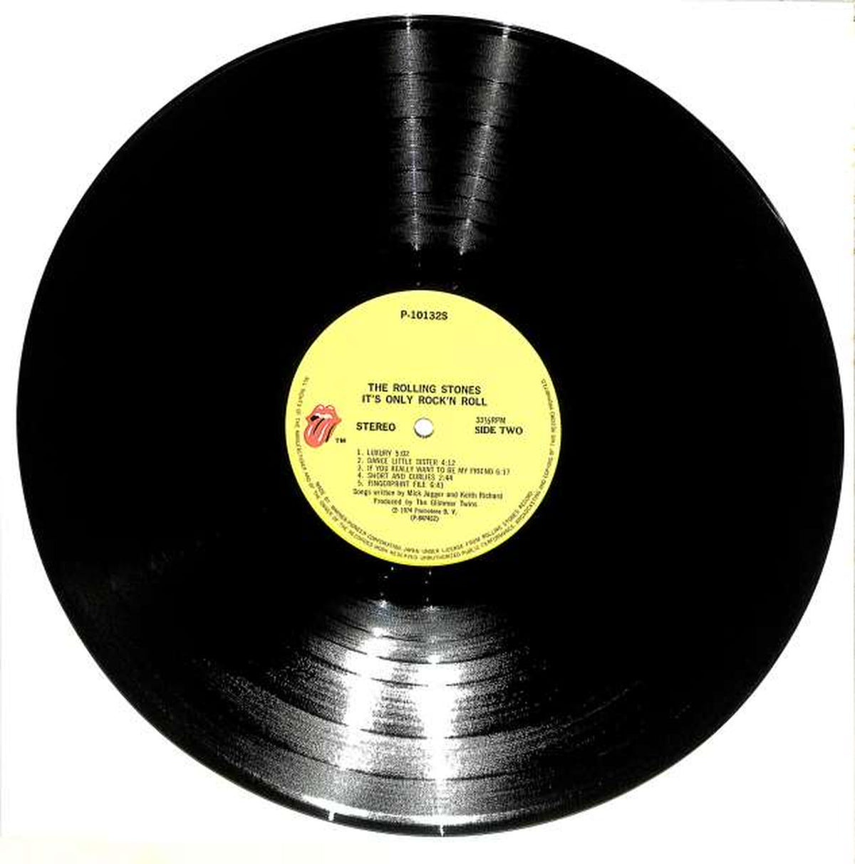 Warner Pioneer The Rolling Stones "It's Only Rock 'n' Roll" P-101326