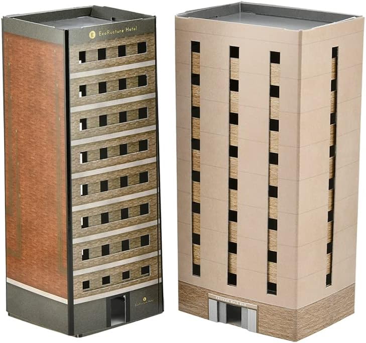 Ecolacture Paper Structure C03 Business Hotel Apartment Diorama