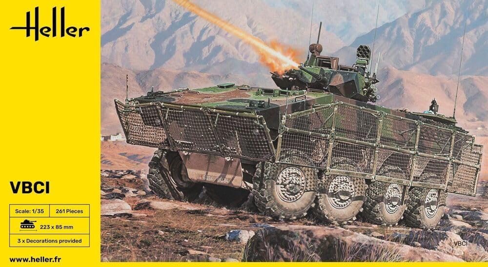 Heller HEL81147 1/35 VBCI French infantry fighting vehicle - BanzaiHobby