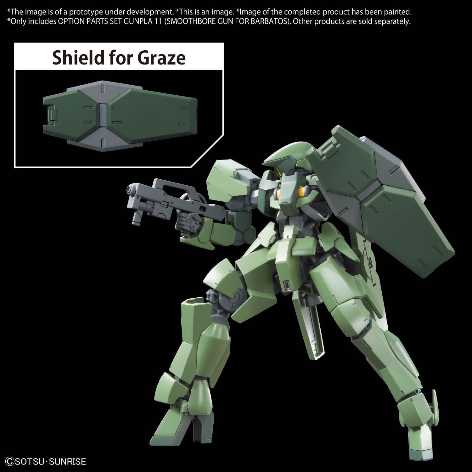 Bandai 1/144 Option Parts Set Gunpla 11 (Smoothbore Gun for Barbatos) - BanzaiHobby