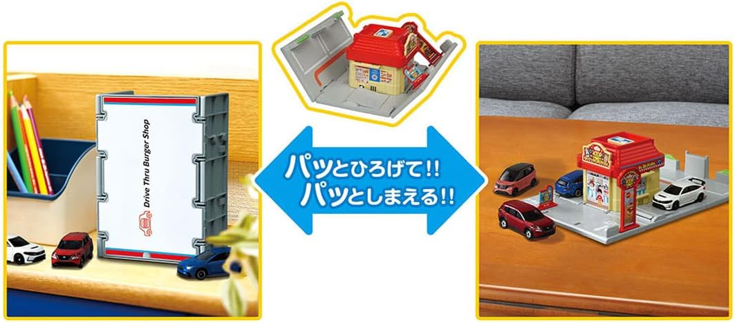Tomica Town Drive-Thru Burger Shop
