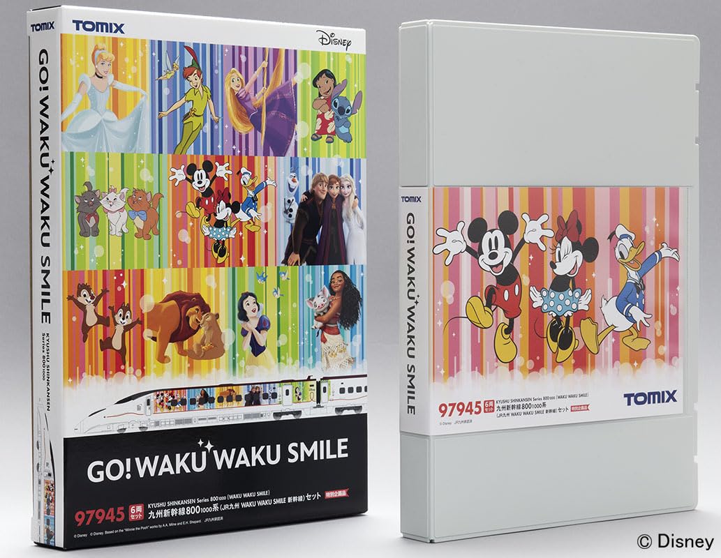 TOMIX Nゲージ 特別企画品 九州新幹線800 1000系 JR九州 WAKU WAKU SMILE 新幹線 セット 97945 鉄道模型 電車 - BanzaiHobby