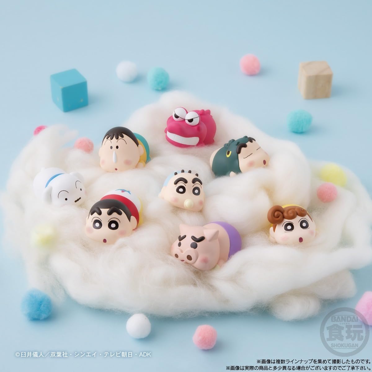 Bandai Mocchiri Korororin Crayon Shin-chan (1Box 12pcs) - BanzaiHobby