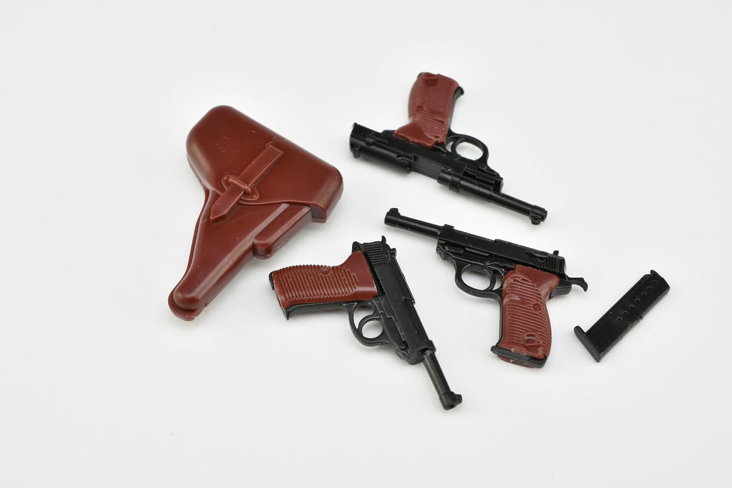 Tomytec Little Armory STUDY1942 LA097 P08 & 38 Type Plastic Model - BanzaiHobby
