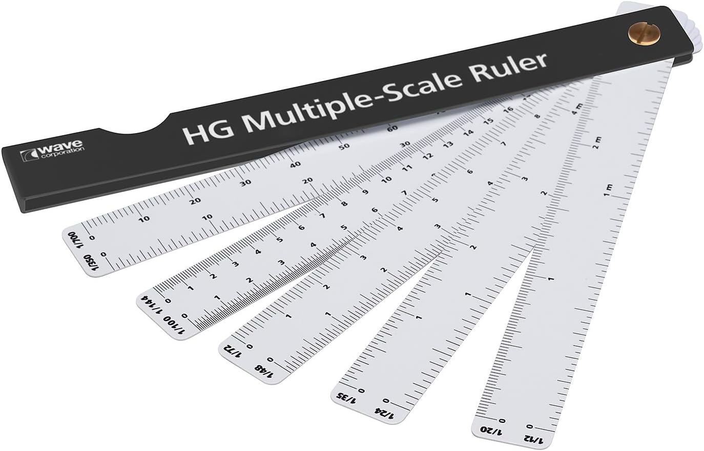 Wave Hobby Tool Series HT-074 HG Multi-Scale Ruler Tool - BanzaiHobby
