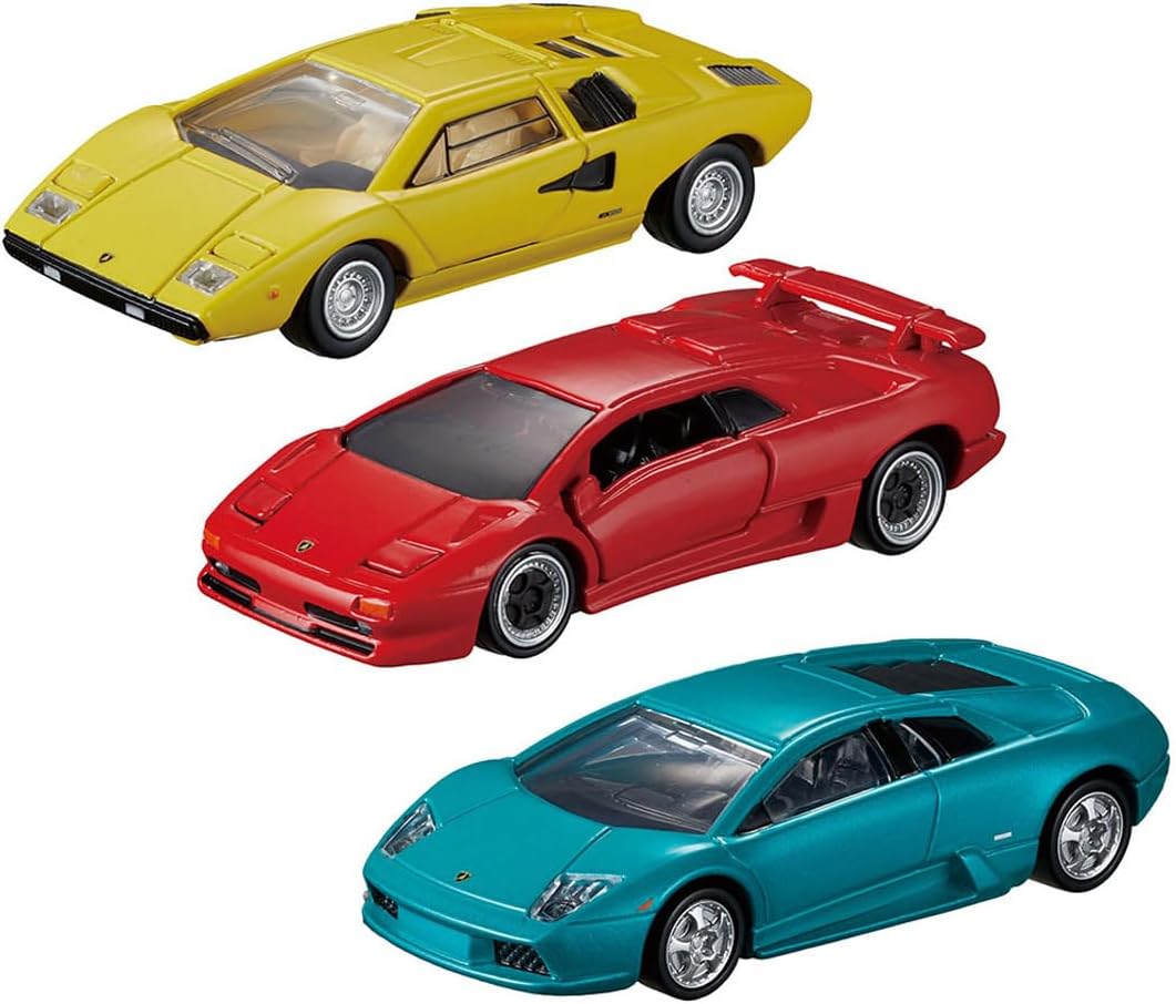 Tomica P Lamborghini 3 MODELS Collection - Takara Tomy Banzai Hobby