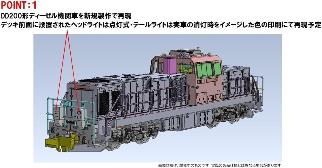 [PO APRIL 2024] TOMIX N Gauge JR DD200 Type 0 2249 Railway Model Diesel Locomotive - BanzaiHobby