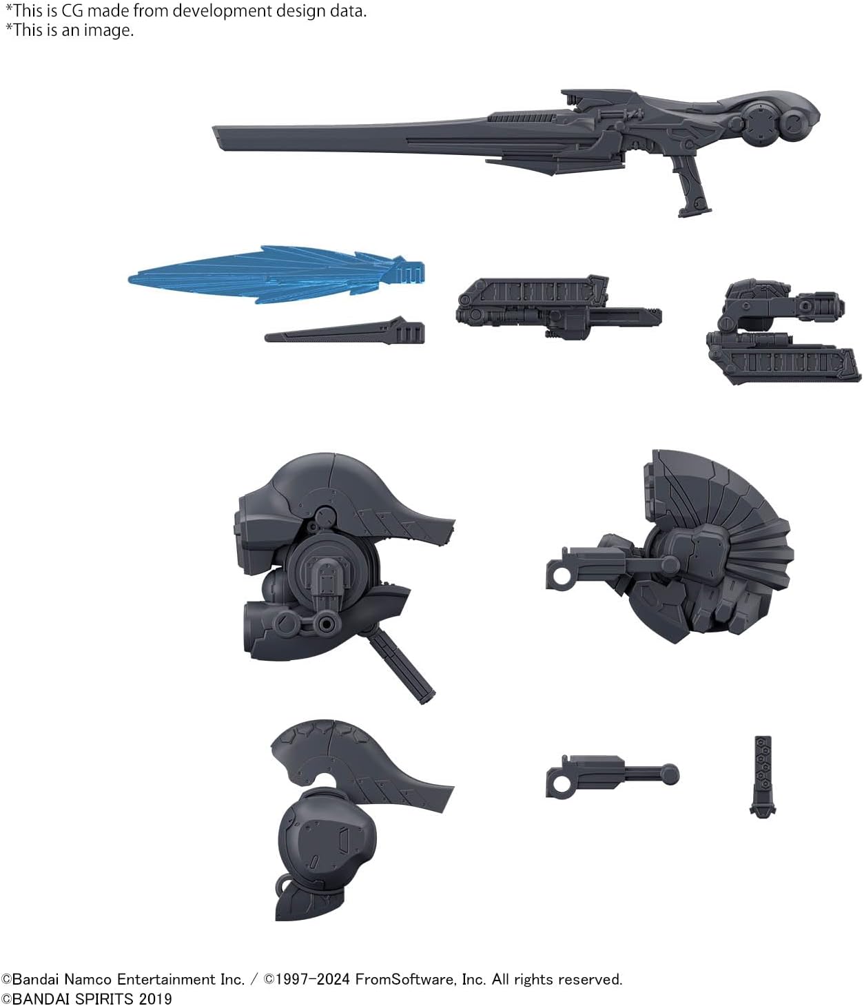 Bandai 30MM AC OP01 OPTION PARTS SET Weapon Set 01 (Armored Core VI Fires of Rubicon) - BanzaiHobby