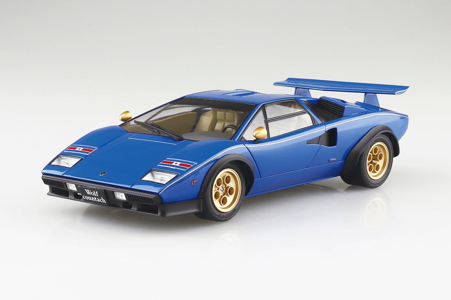 Aoshima 1/24 The Supercar No. 18 '76 Wolf Countach Ver.2