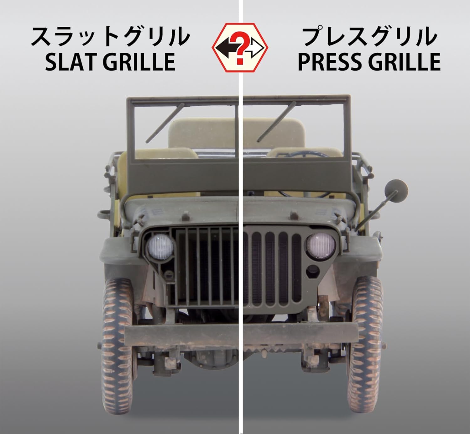 Fine Molds 82002 1/20 US Army 1/4 ton 4x4 Truck (with Trailer and Machine Gun) - BanzaiHobby