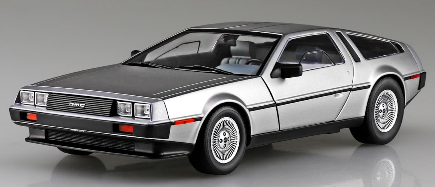 Aoshima 064351 1/24 Bunka Kyozai The Super Car No.21 '82 DeLorean Plastic Model DMC-12 - BanzaiHobby