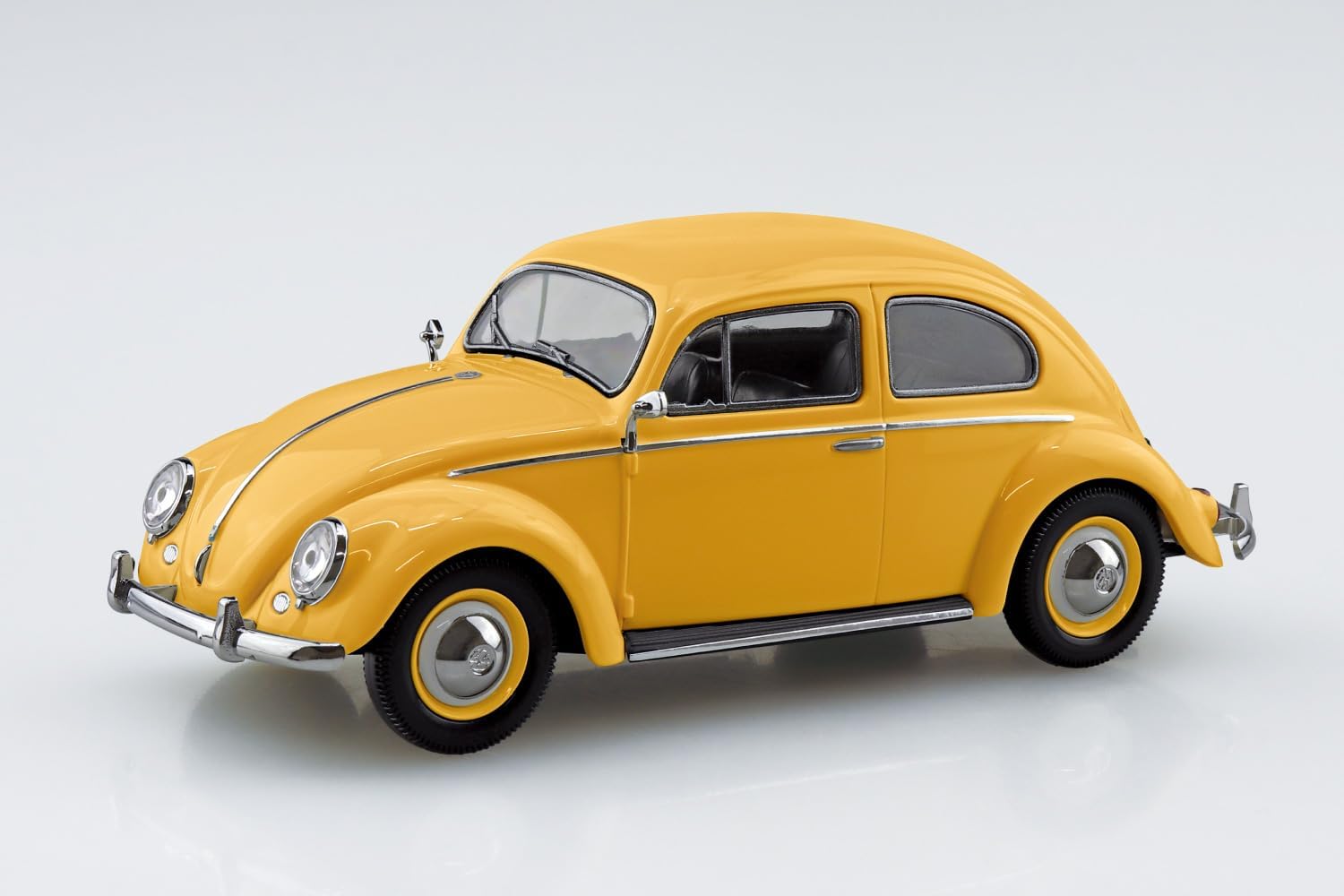 Aoshima 1/32 RakuPla Snap Kit No.20-PY Volkswagen Beetle (Postal Yellow)
