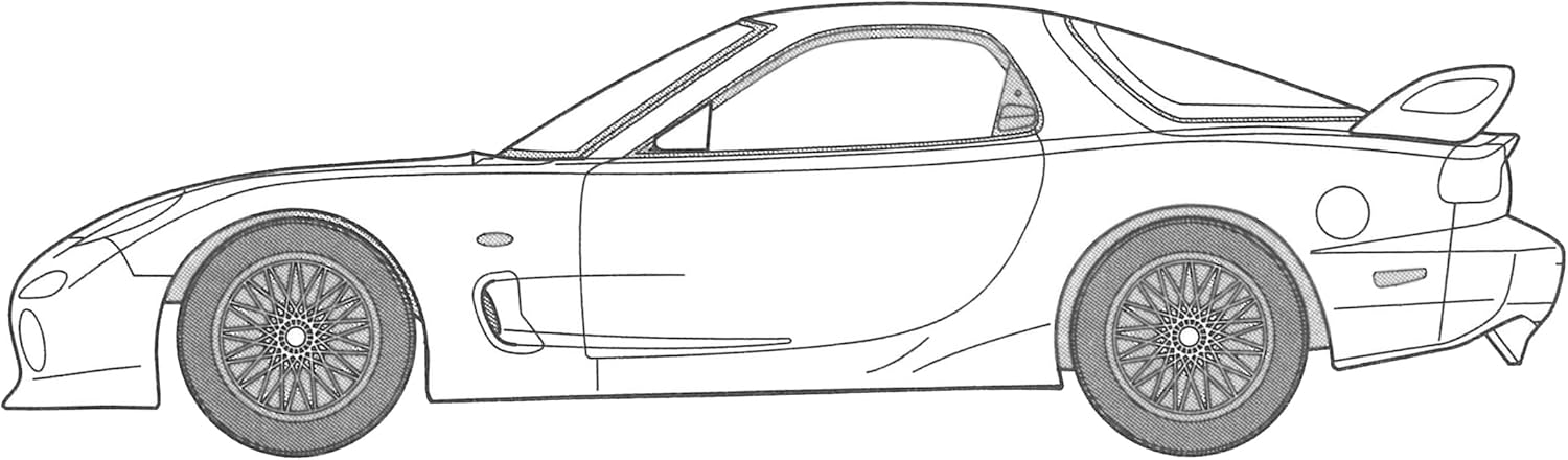 Fujimi 172026 1/24 Wangan Midnight Series No.5 FD3S RX-7 RGO Wangan-5 - BanzaiHobby