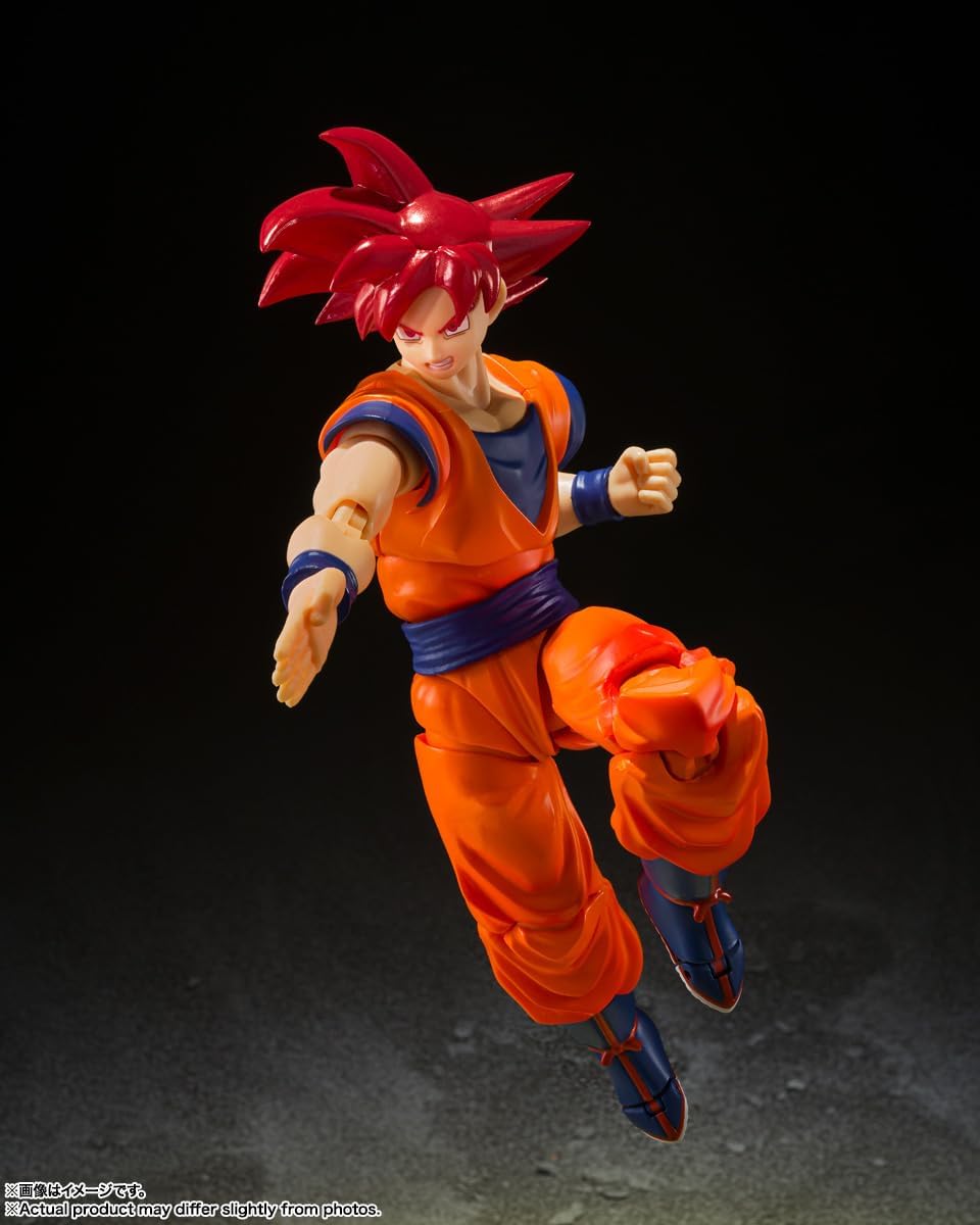 Bandai SHF Super Saiyan God Son Goku Saiyan God - BanzaiHobby