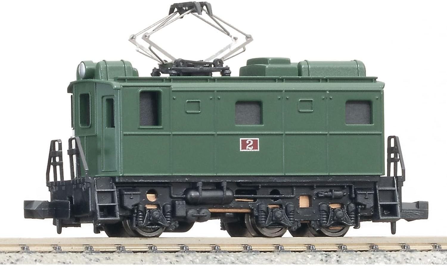 MicroAce A1538 Type C Locomotive European-style Electric Locomotive/Green - BanzaiHobby