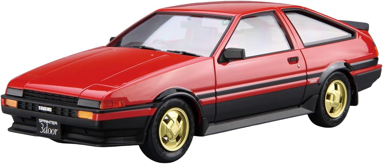 Aoshima 1/24 The Model Car No. 86 Toyota AE86 Sprinter Trueno GT-APEX 84 - Aoshima Banzai Hobby