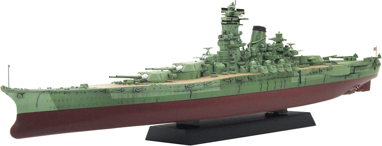 Fujimi 1/700 Ship NEXT Series No.3 EX-3 Japanese Navy Battleship Kii (Camouflage color) with etched parts - BanzaiHobby