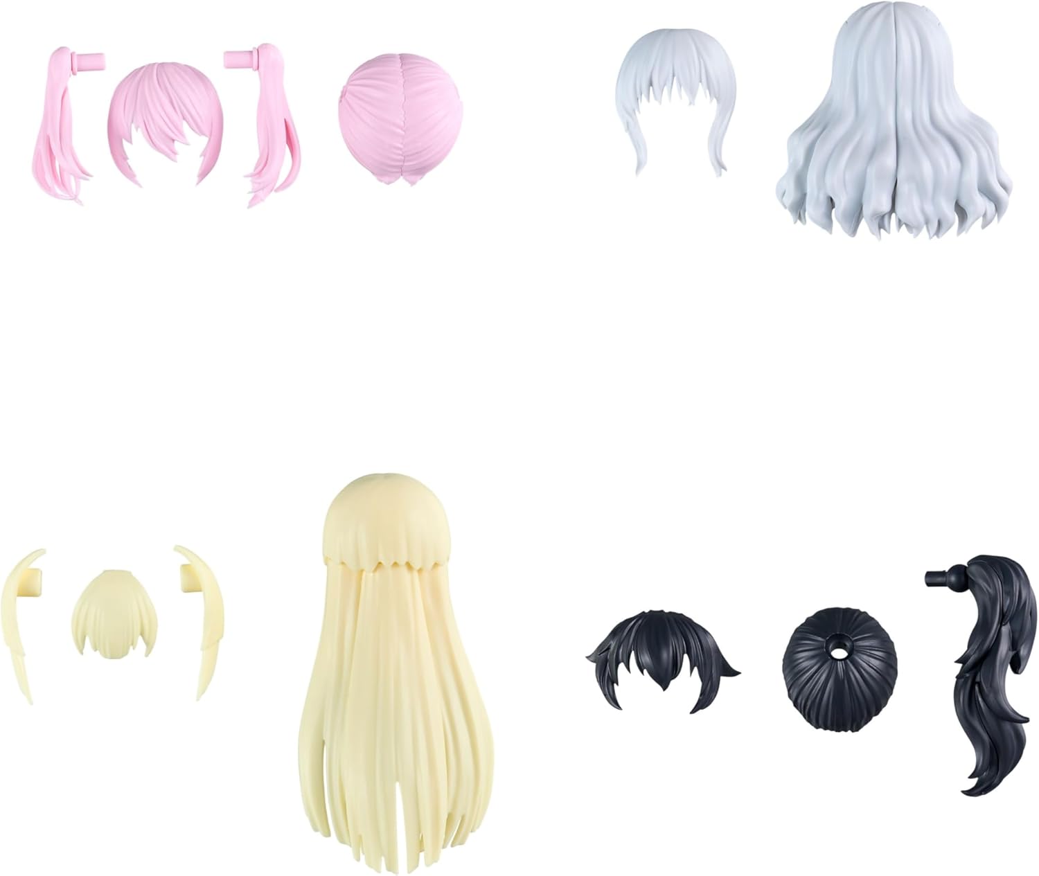 Bandai 30MS Optional Hair Style Parts Vol.11 All 4 Types (Box) - BanzaiHobby