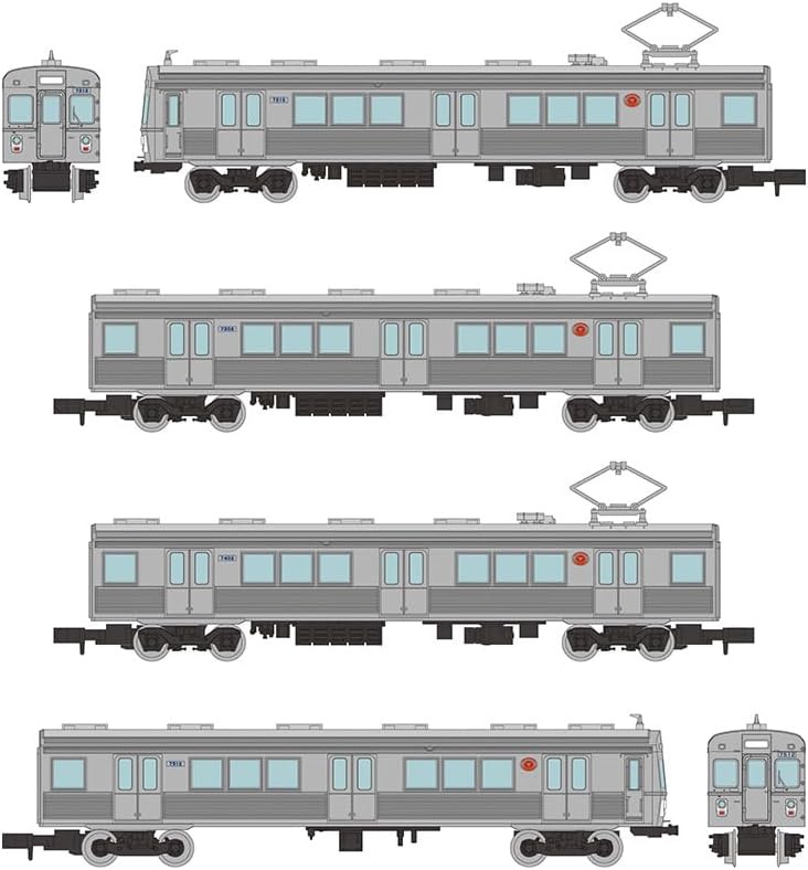 TOMYTEC The Railway Collection Tokyu Railway 7200 Series Toyoko Line Non-Air-Conditioned 4-Car Set - BanzaiHobby