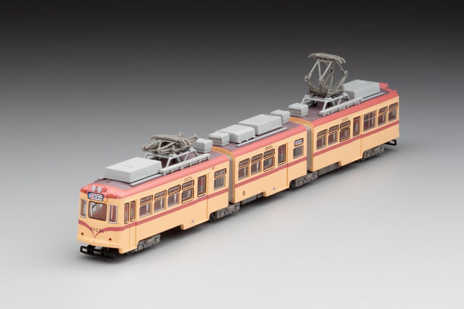 TOMYTEC Railway Collection (N Scale) Hiroshima Electric Railway 3000 Series No. 3003 - BanzaiHobby