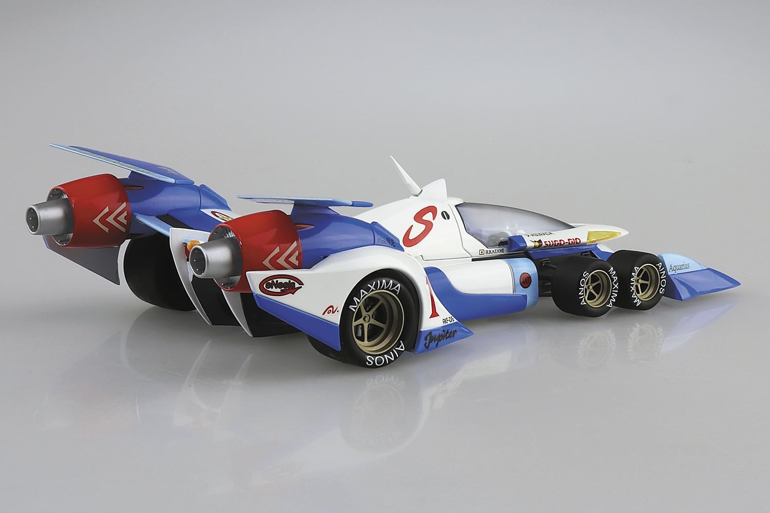 Aoshima 1/24 Cyber Formula 08 ν Asurada AKF-0/G (Lifting Turn Mode) - BanzaiHobby
