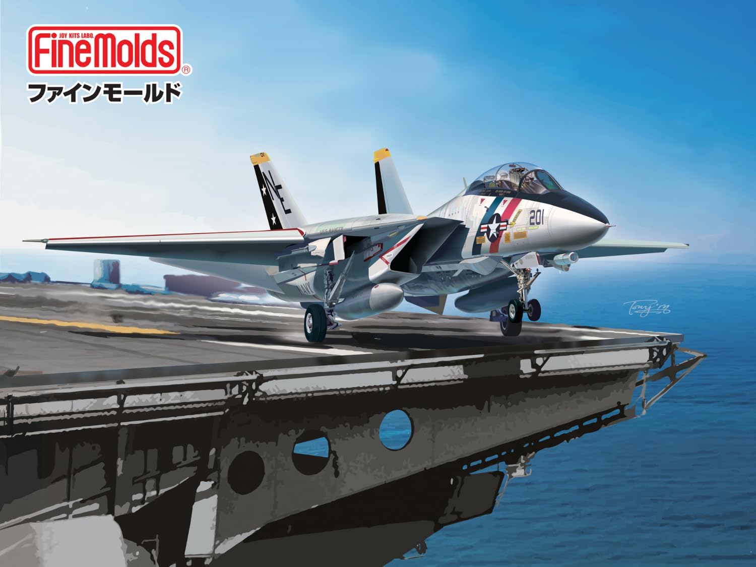 Fine Molds FX05 1/72 US Navy F-14A Tomcat TM VF-2 Bounty Hunters - BanzaiHobby