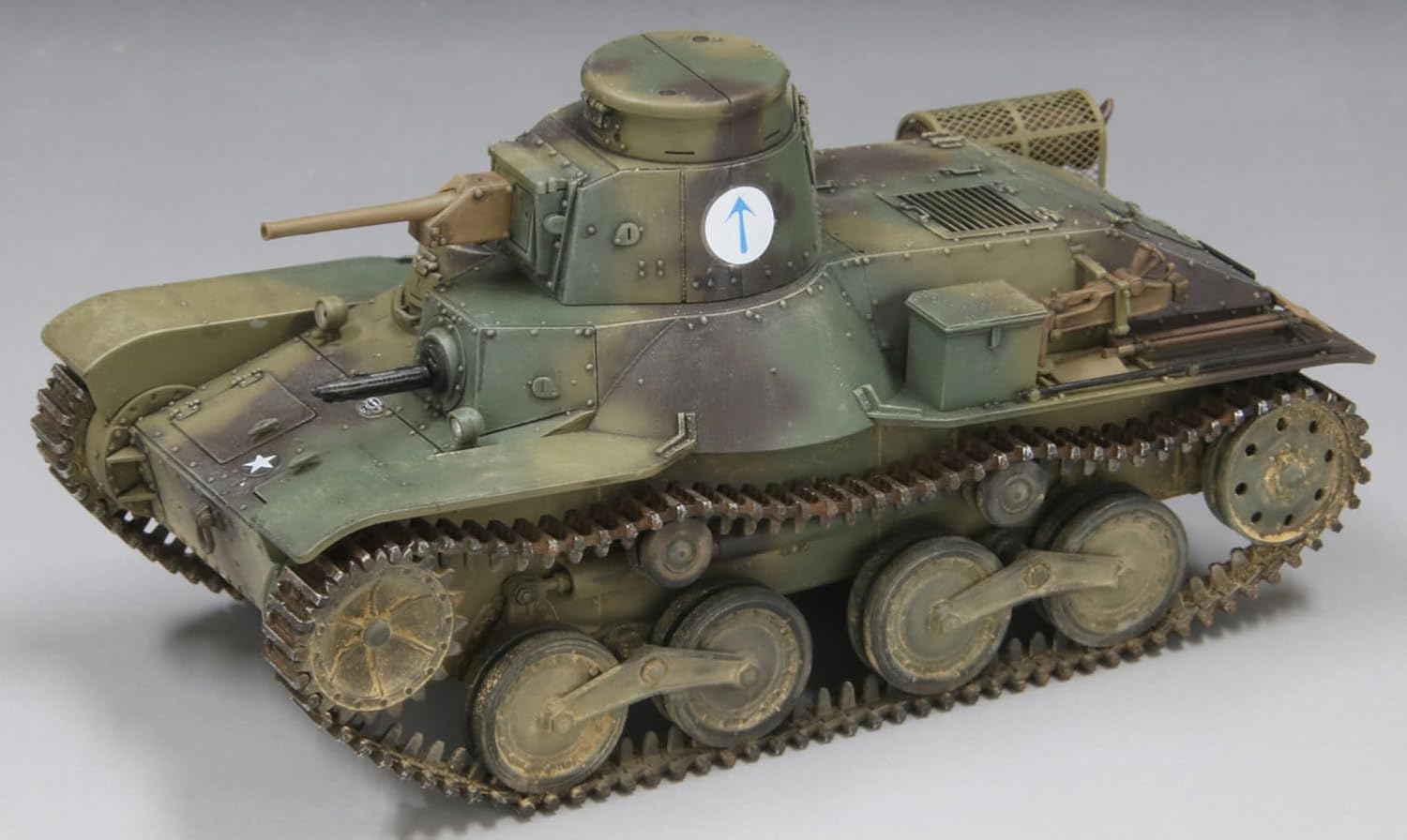 Fine Mold MR01 1/35 Imperial Army Military Series Imperial Army Type 95 Light Tank No. Ha Late Type Iwo Jima - BanzaiHobby