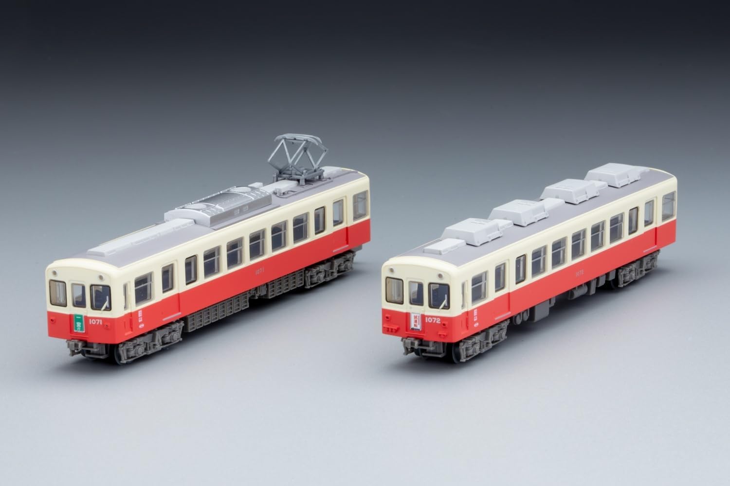 TOMYTEC Railway Collection Takamatsu Kotohira Electric Railway 1070 Series (Reproduction Paint) 2 Cars Set - BanzaiHobby