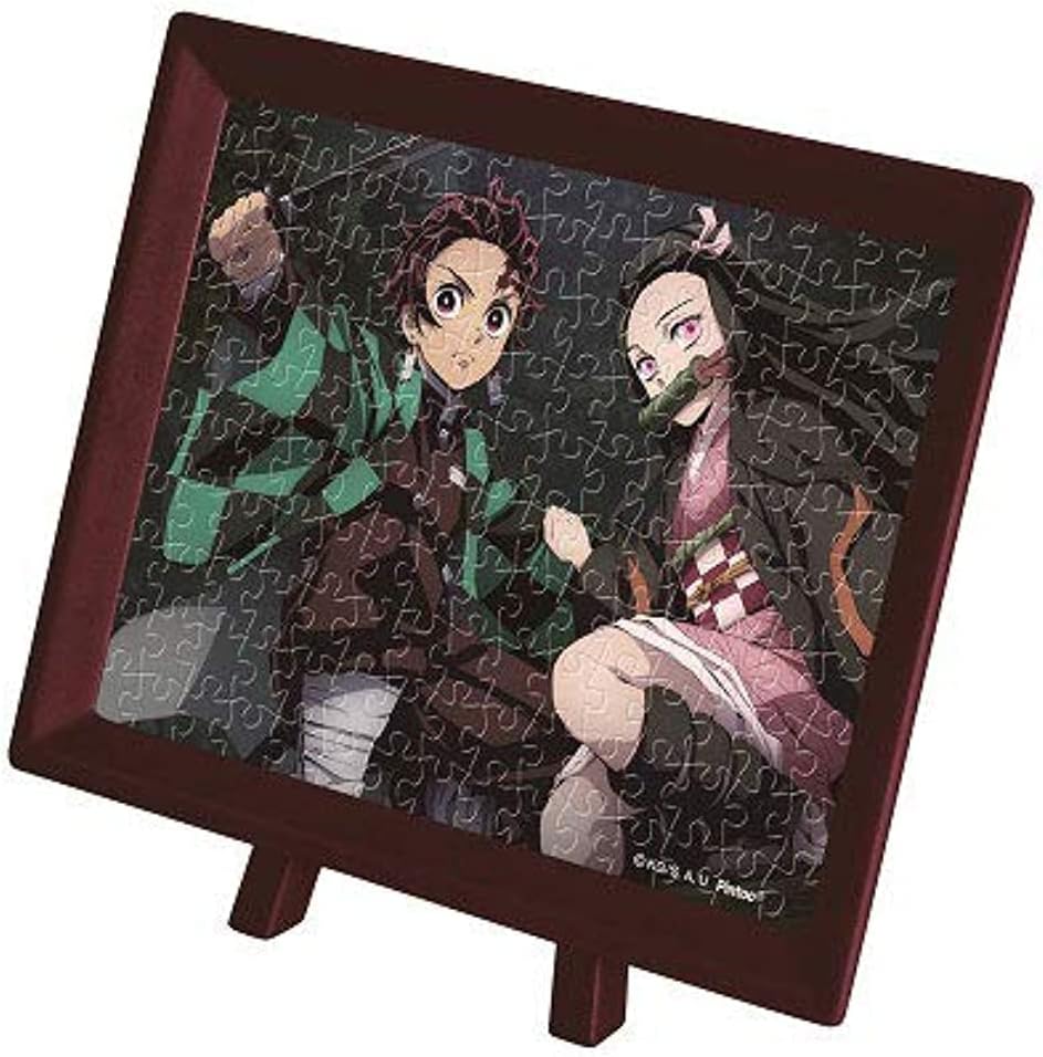 Ensky MA-49 Demon Slayer: Kimetsu no Yaiba Tanjiro and Nezuko - Bean Puzzle (150 Pieces) - BanzaiHobby