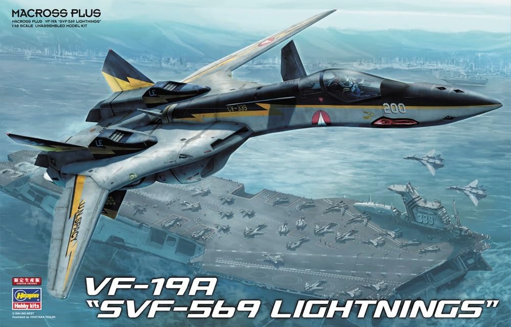 Hasegawa 65790 1/48 Super Dimension Fortress Macross VF-19A SVF-569 Lightnings - BanzaiHobby