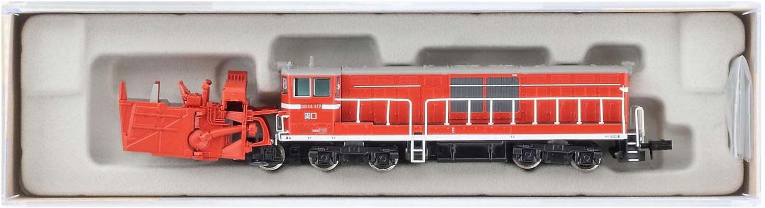 MicroAce A8168 N Gauge DD14-317 Rotary Snow Plow Locomotive, Standard Color, Late Model - BanzaiHobby