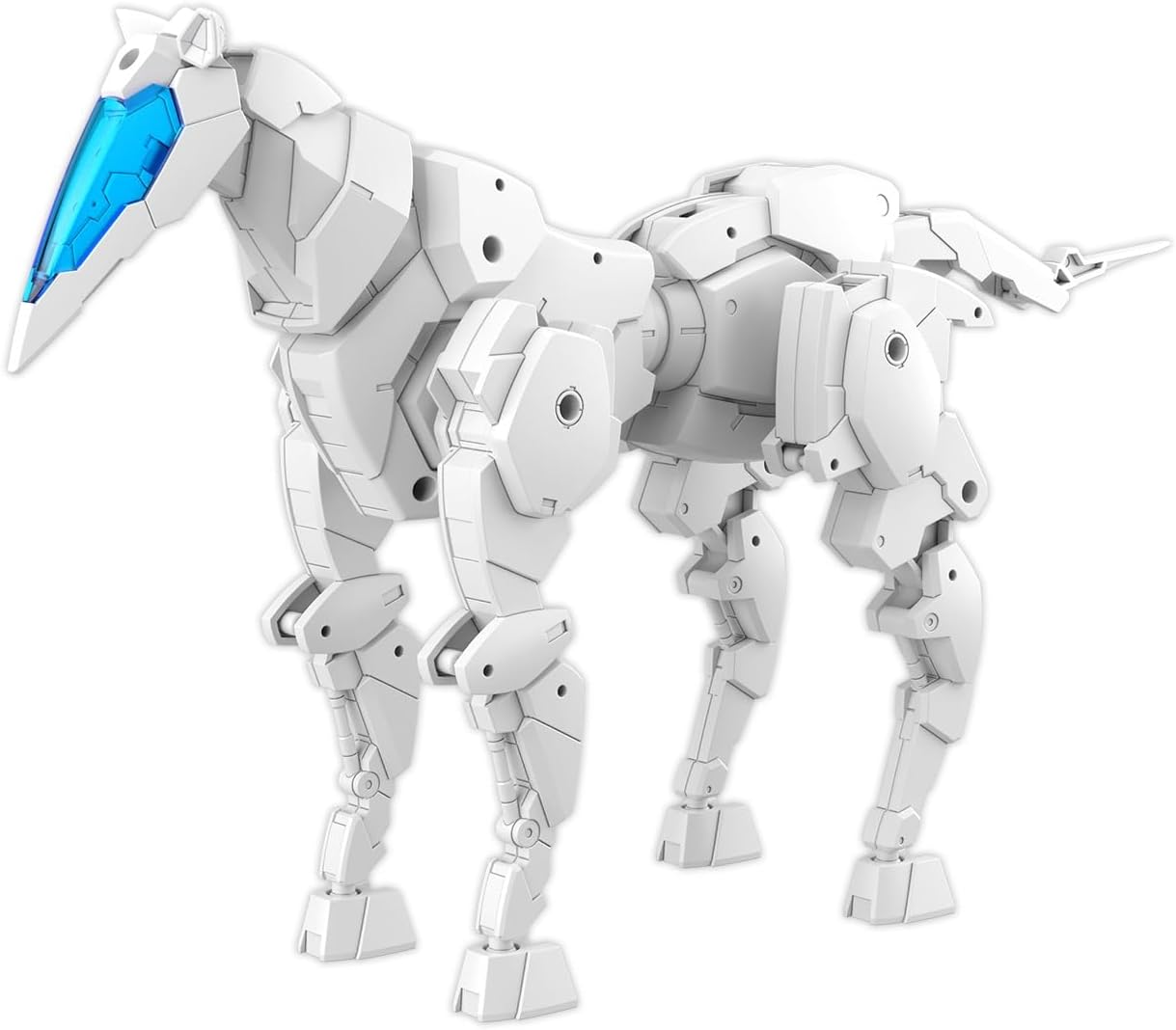 Bandai 30MM EV017 1/144 Exa Vehicle (Horse Mecha Ver.) White - BanzaiHobby