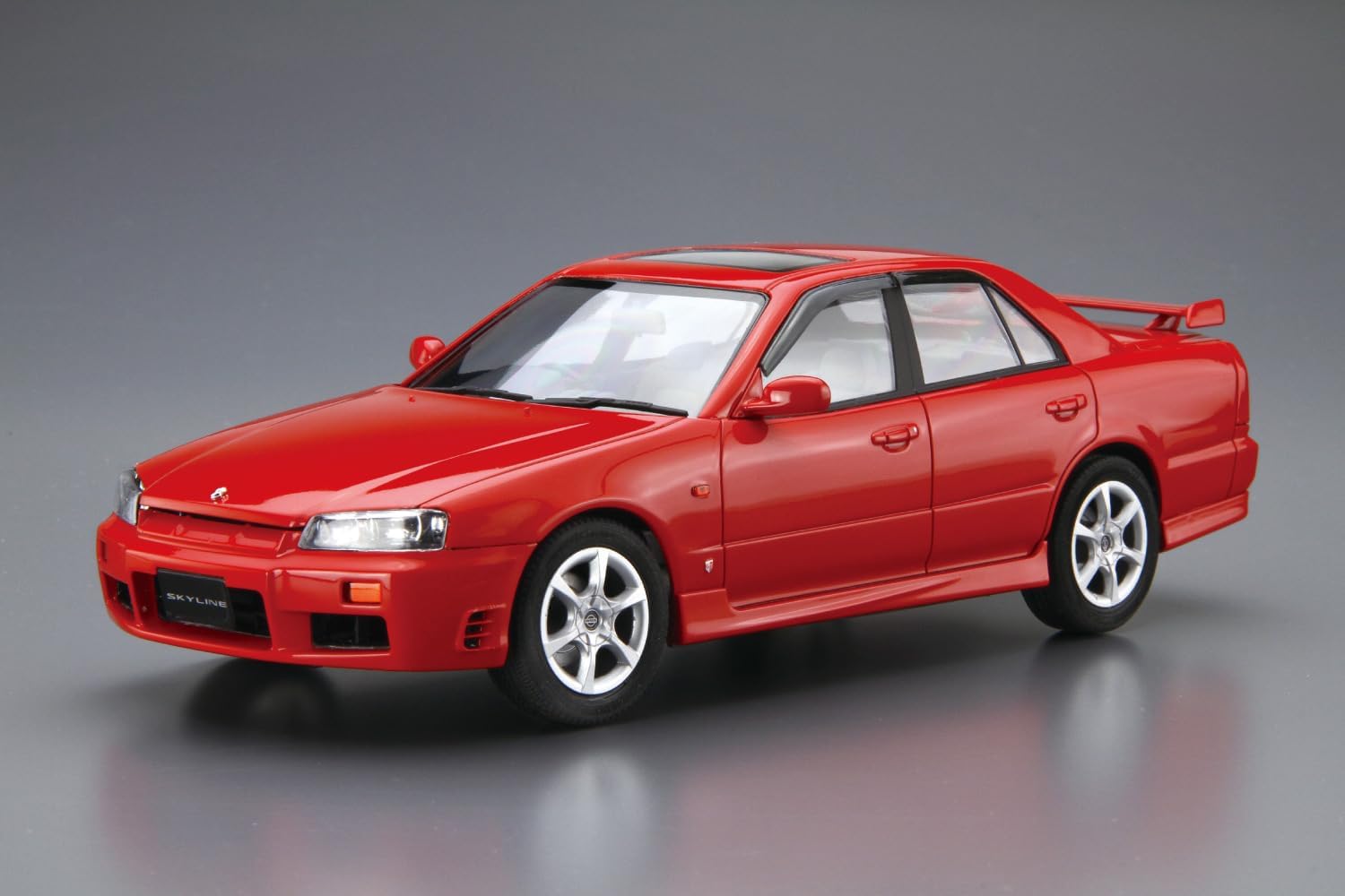 Aoshima 1/24 The Model Car Series No.98 Nissan ER34 Skyline 25GT-X Turbo '98/25GT Turbo '01 - BanzaiHobby