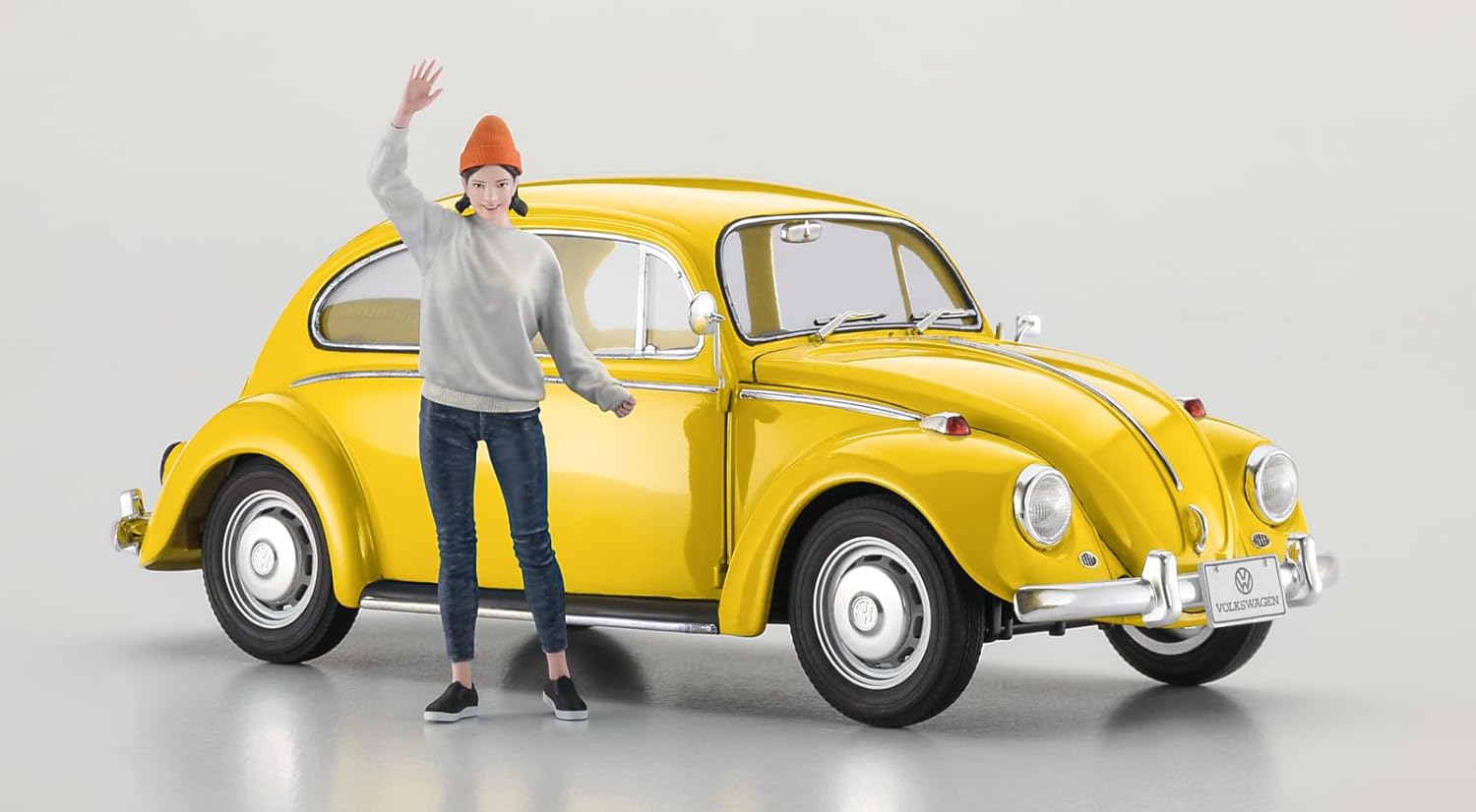 Hasegawa SP620 1/24 VW Beetle 1967 w/Girls Figure - BanzaiHobby