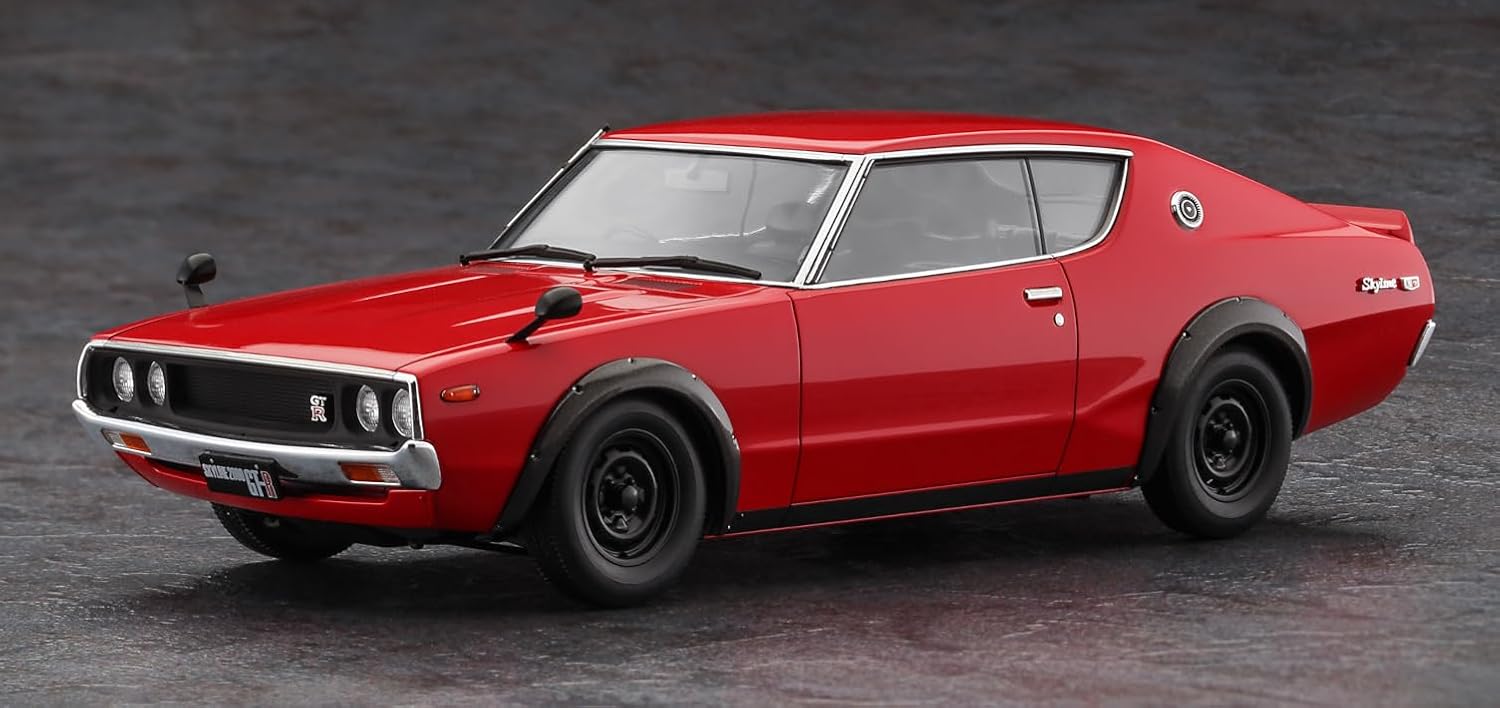 Hasegawa 20818 1/24 Nissan Skyline 2000GT-R (KPGC110) Red Color (Kenmeri) - BanzaiHobby