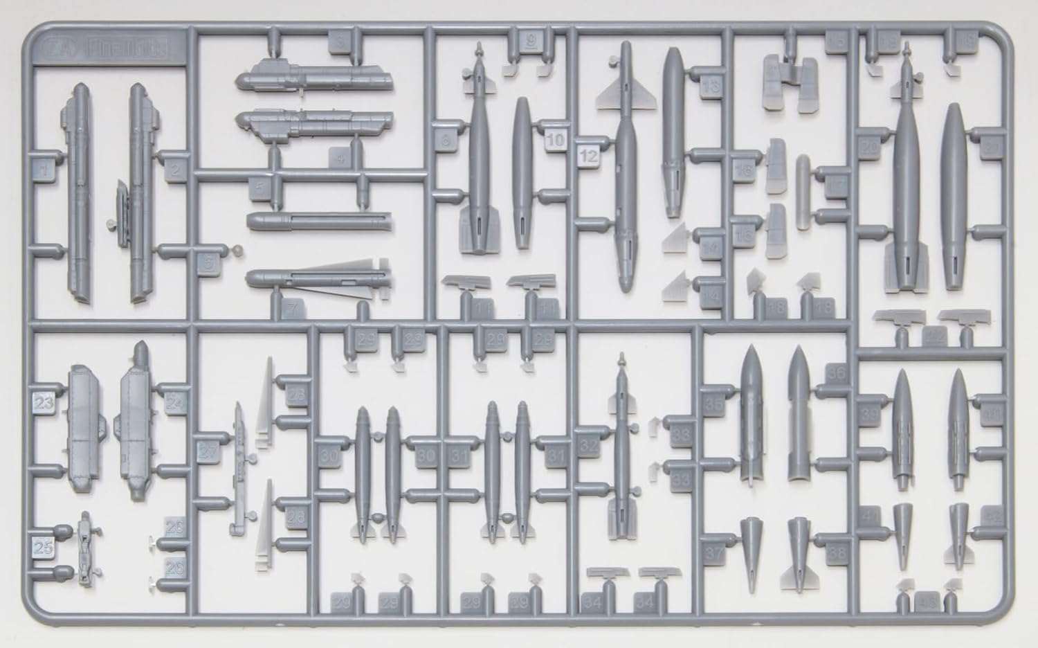 Fine Molds FF102 1/72 U.S. Military Aircraft Bomb Set 2 - BanzaiHobby