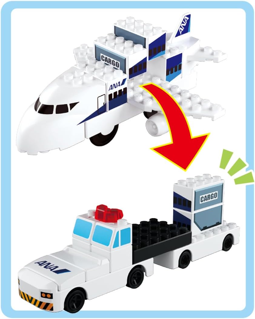 Tomica Plarail Block ANA Airport Set