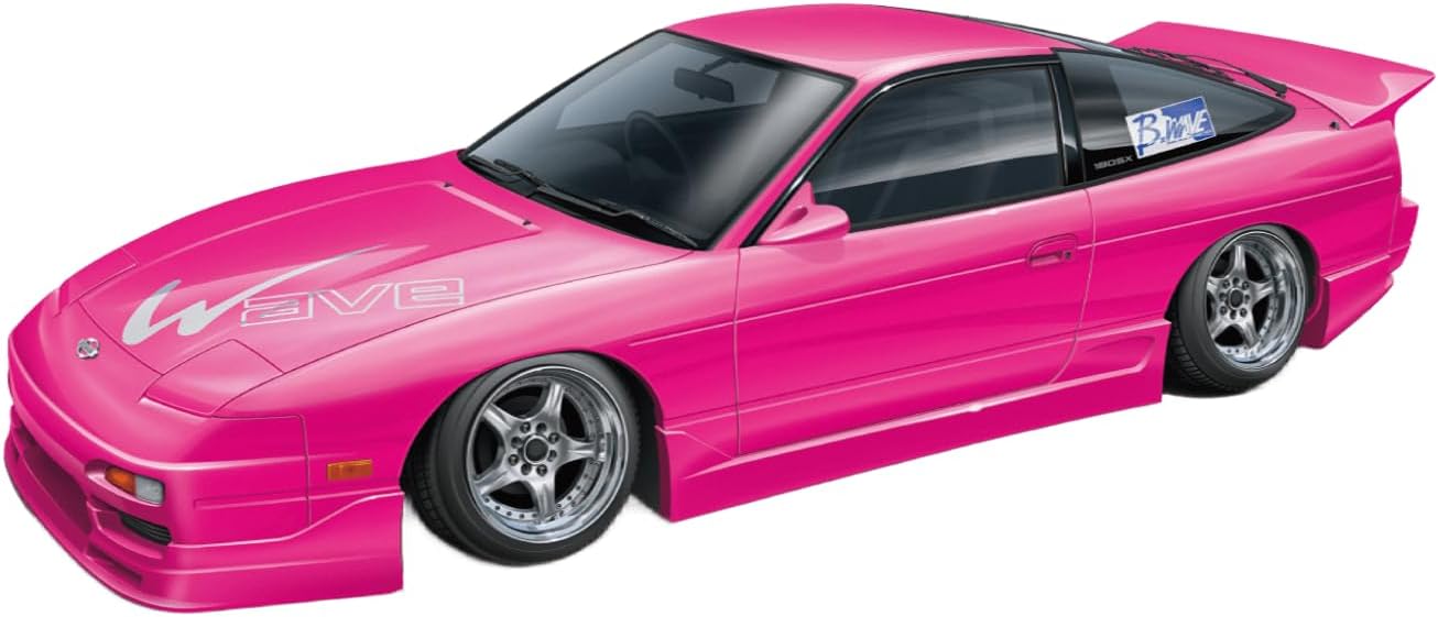 Aoshima 1/24 The Tuned Car No.109 B-WAVE RPS13 180SX '91 Ver. A Nissan - BanzaiHobby