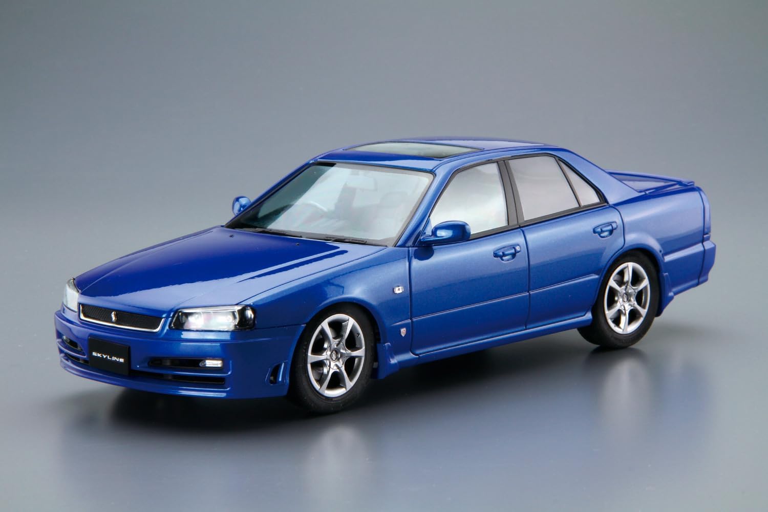 Aoshima 1/24 The Model Car Series No.98 Nissan ER34 Skyline 25GT-X Turbo '98/25GT Turbo '01 - BanzaiHobby