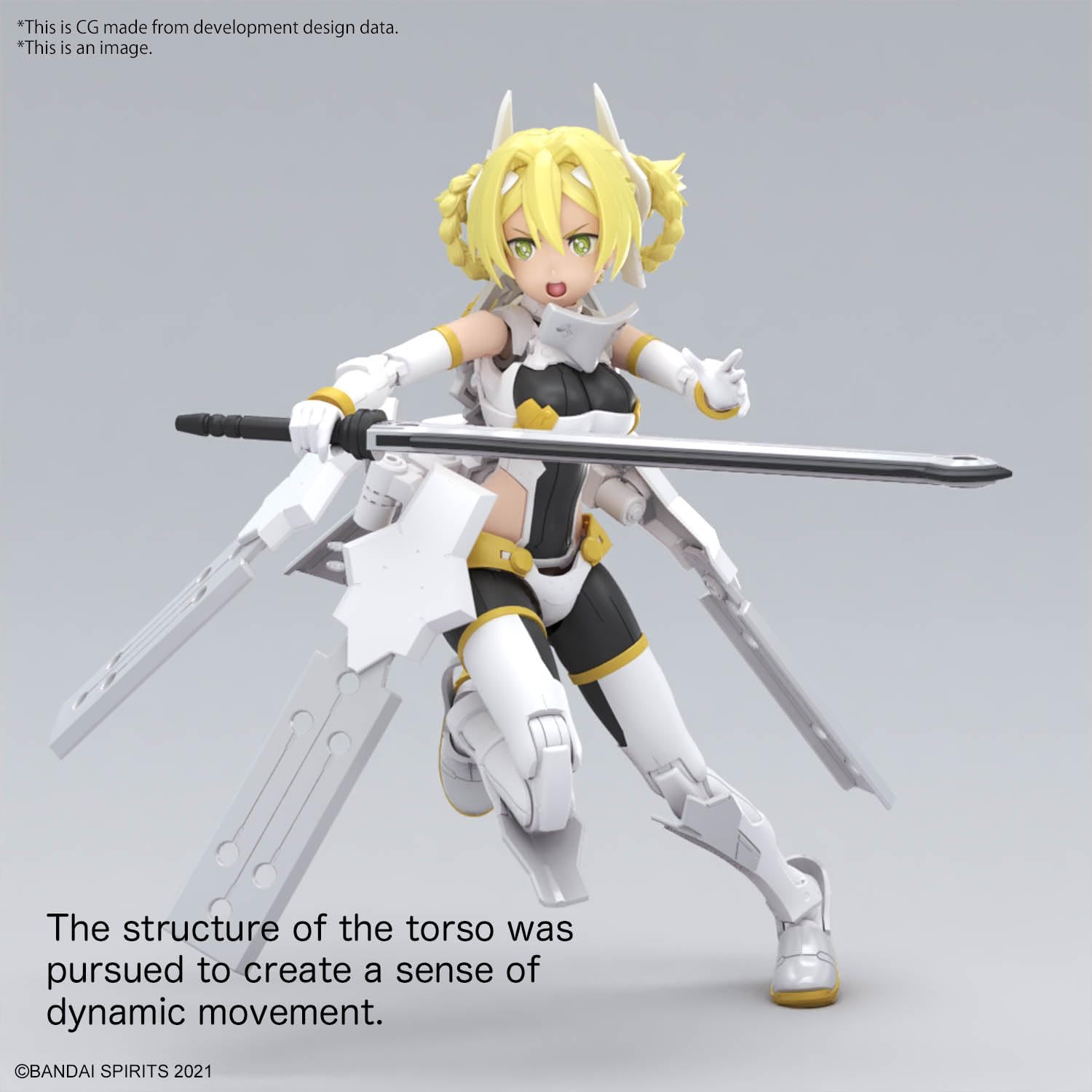 Bandai 30MS 012 SIS-F00 Ufia Color A Color Coded Plastic Model - BanzaiHobby