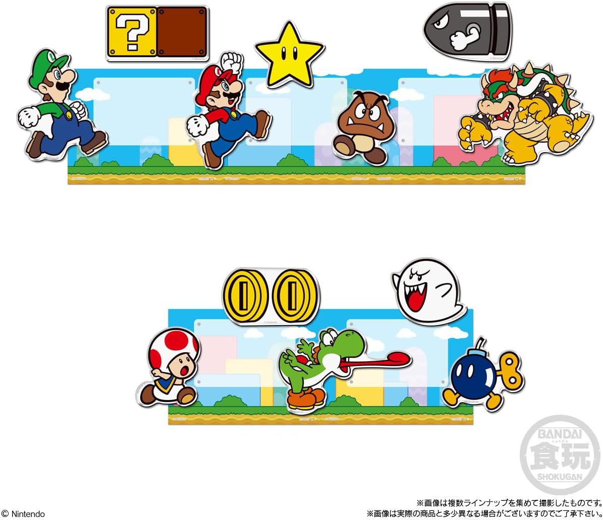 Bandai Super Mario Character Magnets (set of 14) - BanzaiHobby