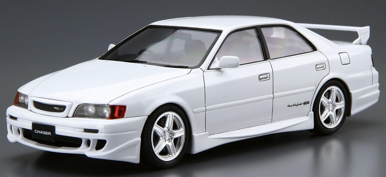 Aoshima 068809 1/24 Bunka Kyozai The Tuned Car Series No.47 Toyota TRD JZX100 Chaser '98 - BanzaiHobby