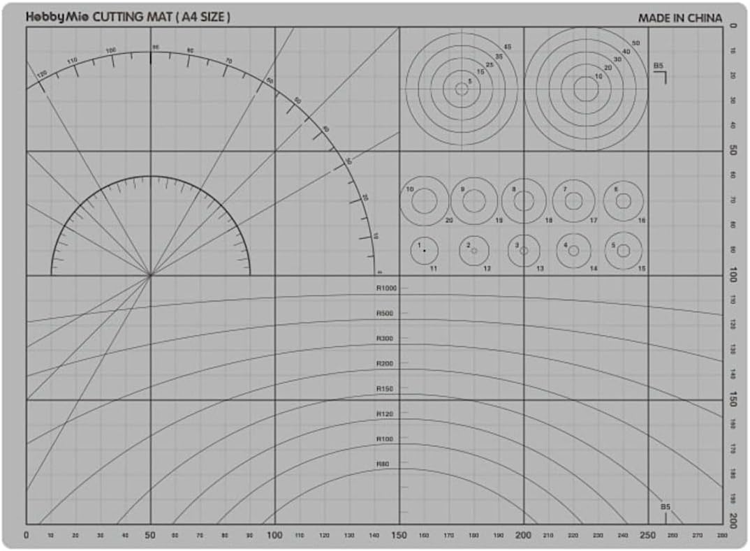 Doyusha Large Glass Cutting Mat Gray Hobby Tool - BanzaiHobby