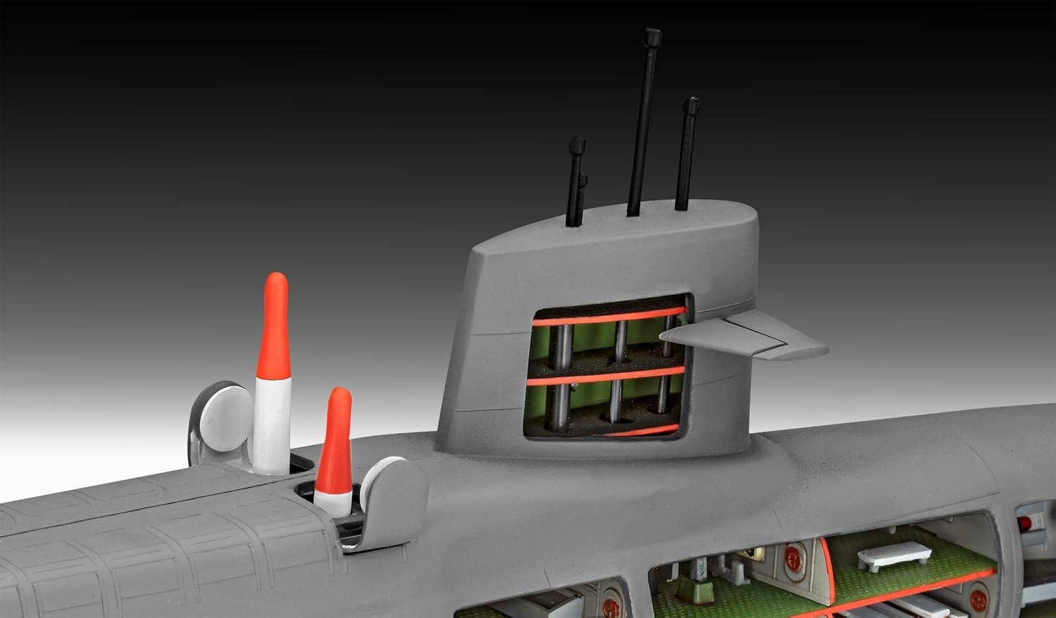 Hasegawa 05185 1/253 SSB Abraham Lincoln (Cutaway Model)