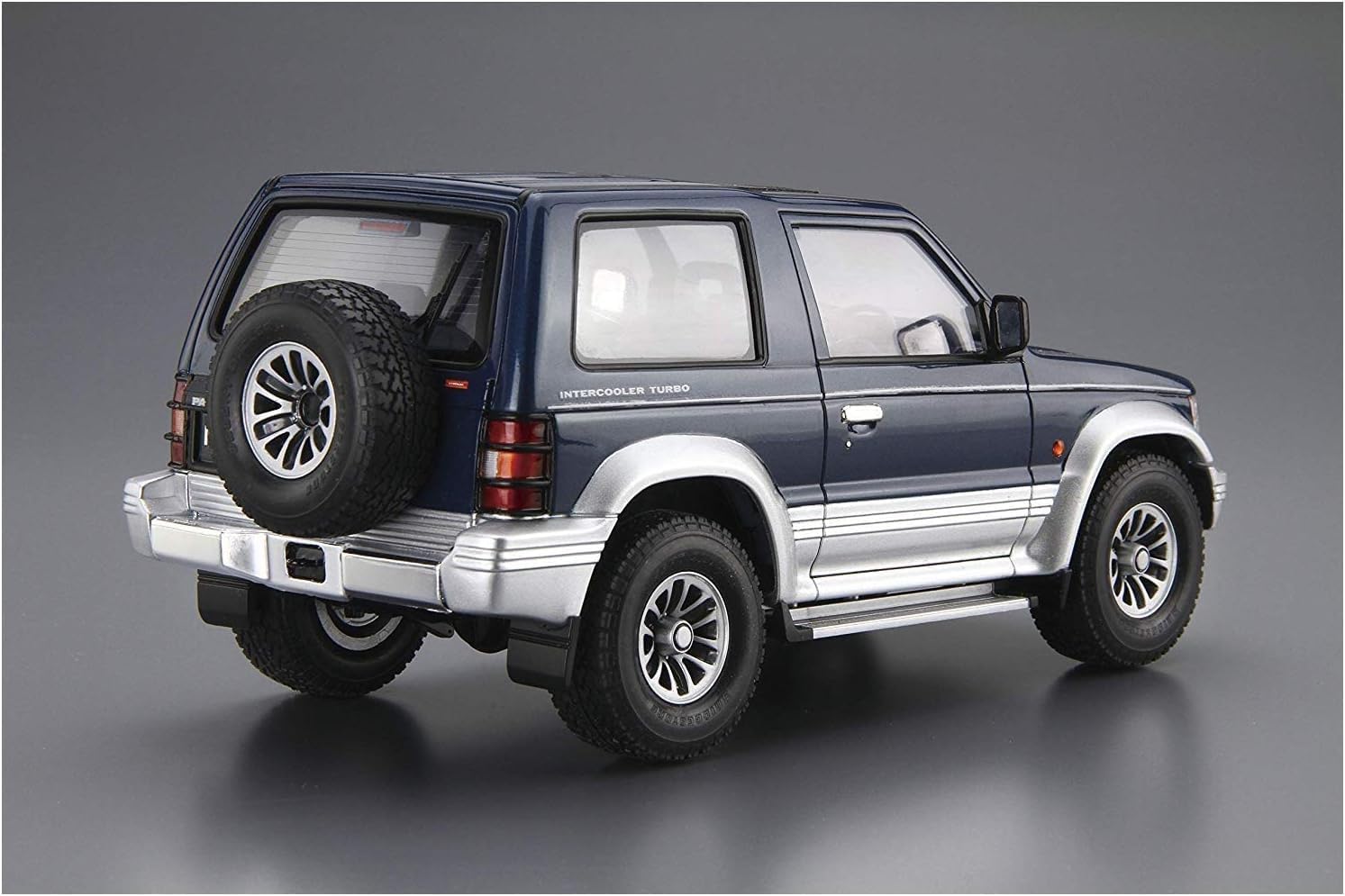 Aoshima 1/24 The Model Car No. 103 Mitsubishi V24WG Pajero Metal Top Wide XR-II 1991 - BanzaiHobby