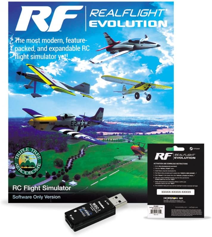 Futaba 107334 Denshi 036828 Real Flight EVOLUTION WSC-1 Set - BanzaiHobby